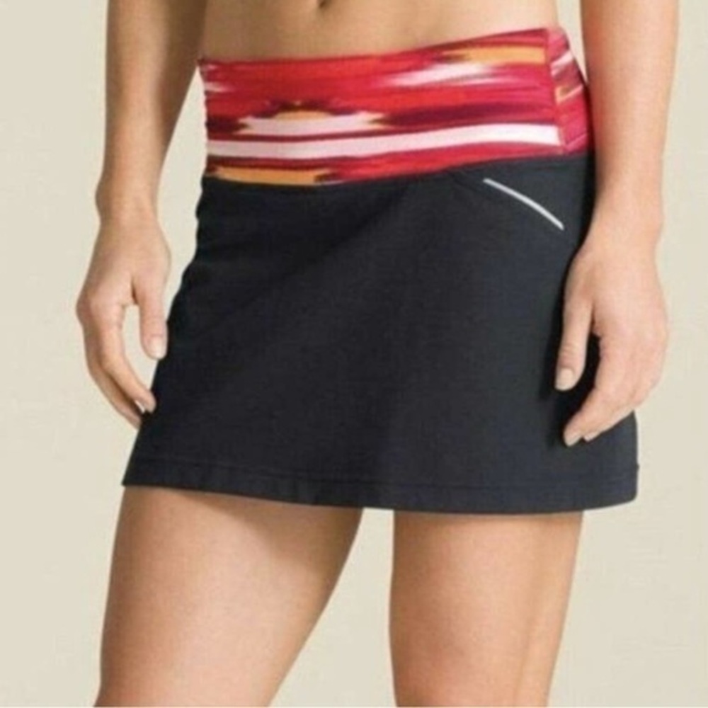 Athleta Skort Running Tennis Athletic Black Pink‎ Womens XS